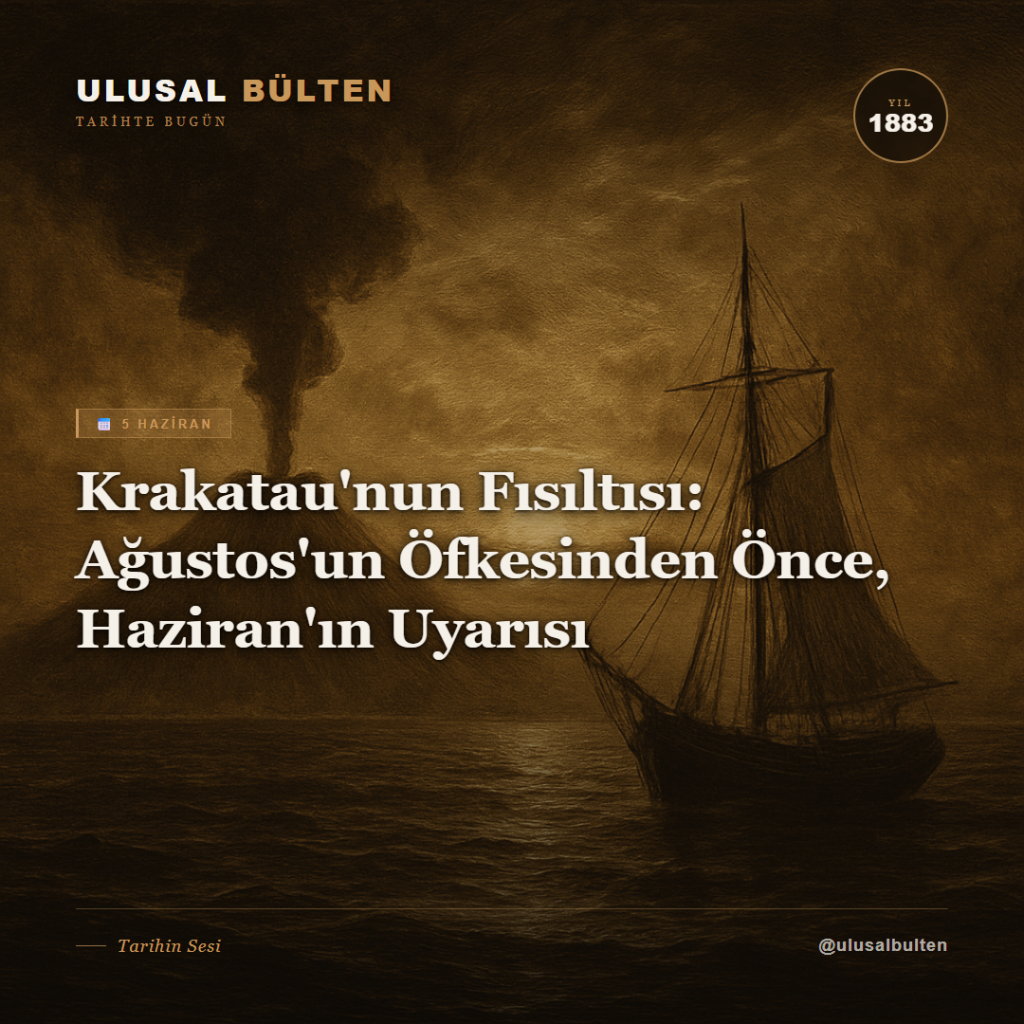 Krakatau'nun Fısıltısı: Ağustos'un Öfkesinden Önce, Haziran'ın Uyarısı instagram 1883 5 haziran