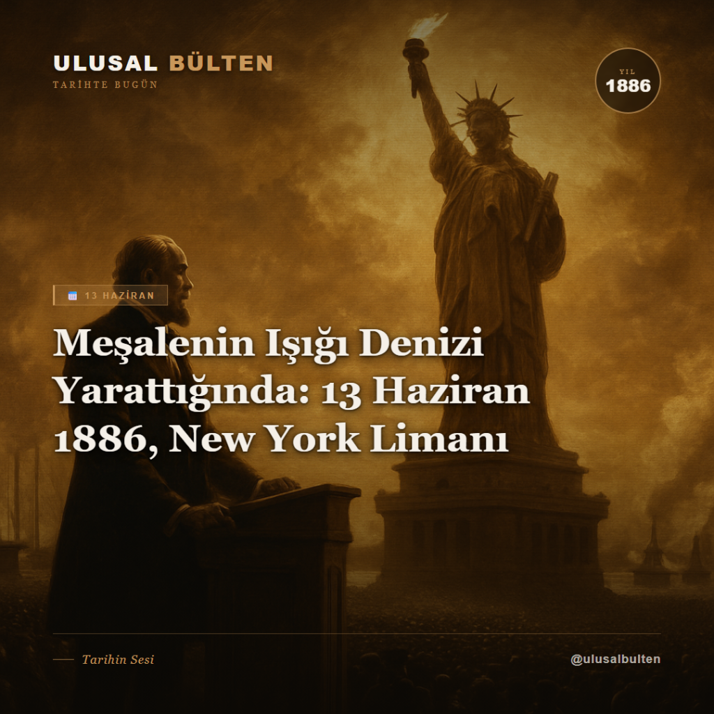 Meşalenin Işığı Denizi Yarattığında: 13 Haziran 1886, New York Limanı instagram 1886 13 haziran