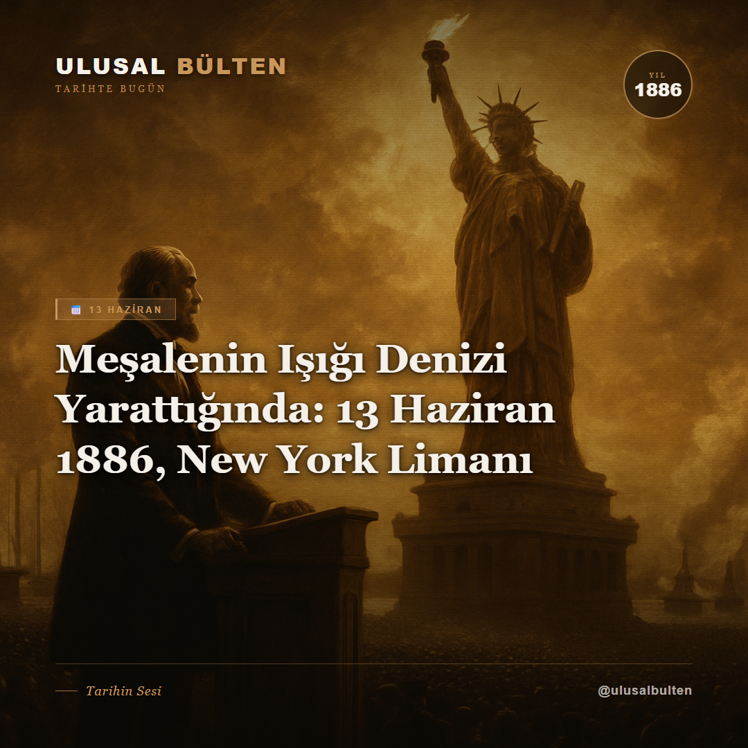 Meşalenin Işığı Denizi Yarattığında: 13 Haziran 1886, New York Limanı instagram 1886 13 haziran