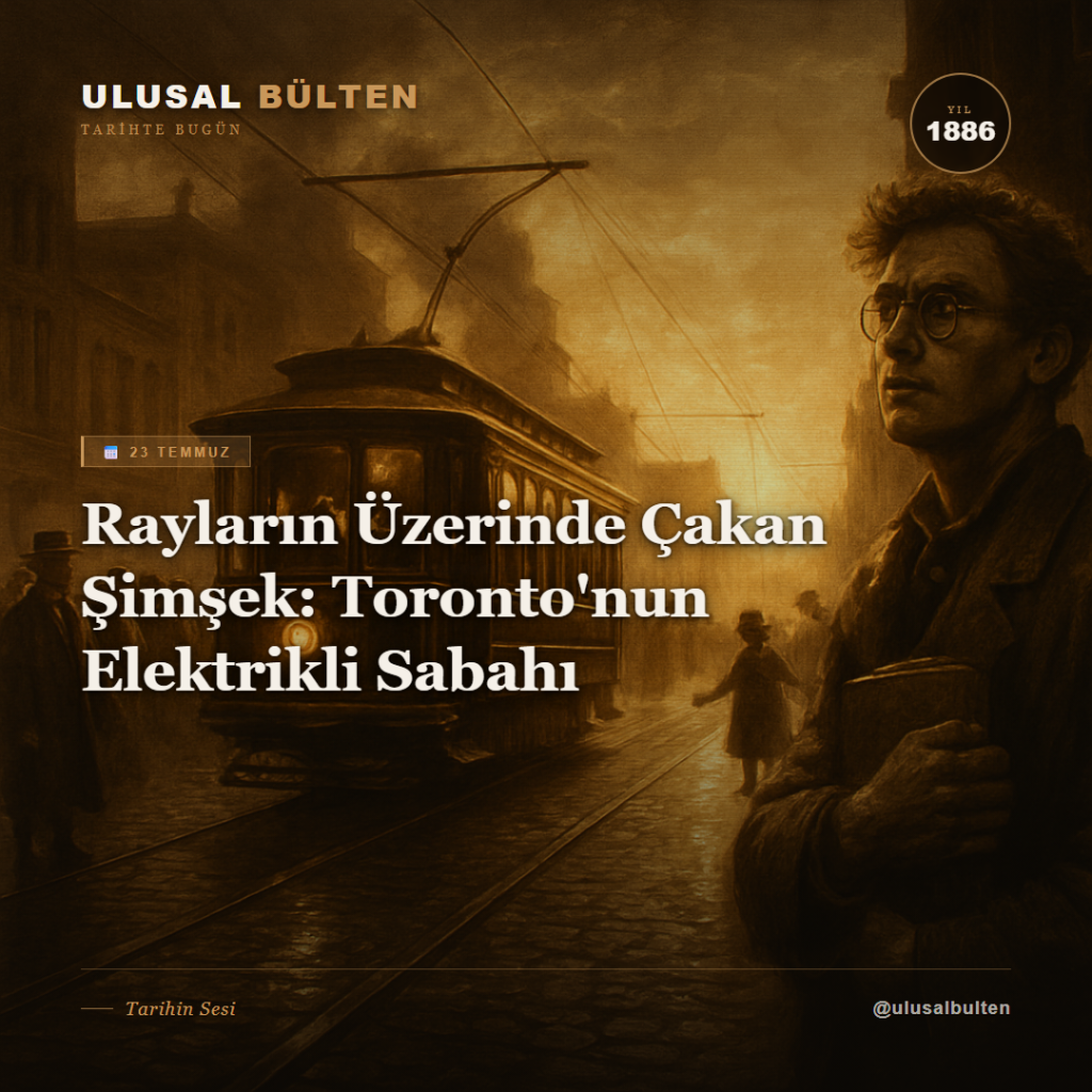 Rayların Üzerinde Çakan Şimşek: Toronto'nun Elektrikli Sabahı instagram 1886 23 temmuz