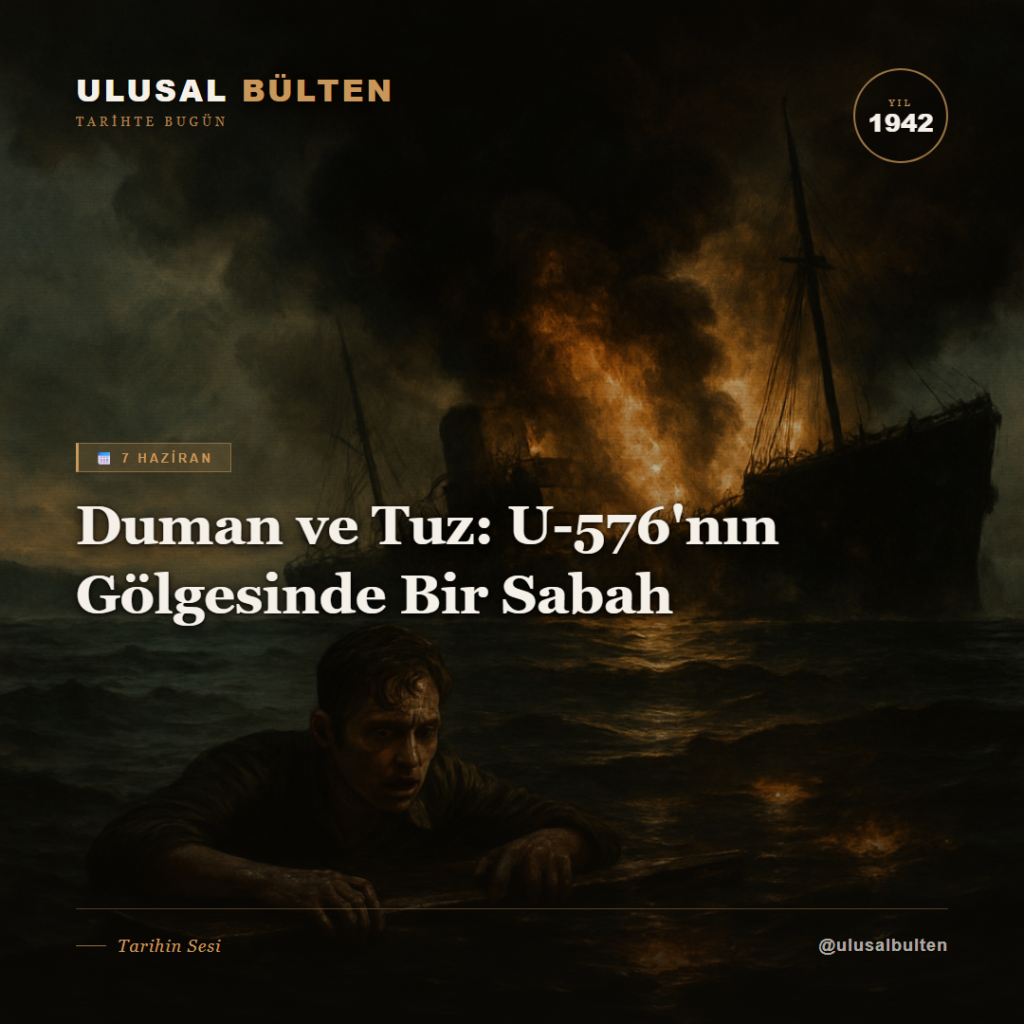 Duman ve Tuz: U-576'nın Gölgesinde Bir Sabah instagram 1942 7 haziran