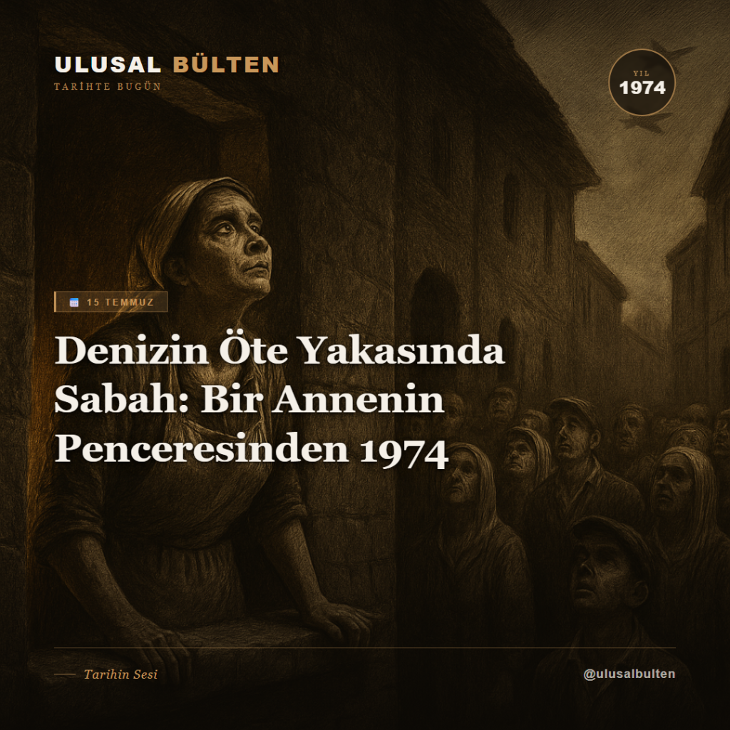 Denizin Öte Yakasında Sabah: Bir Annenin Penceresinden 1974 instagram 1974 15 temmuz